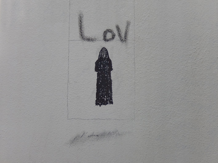 LOV ( drawing on the wall ) Lomazzo 2023